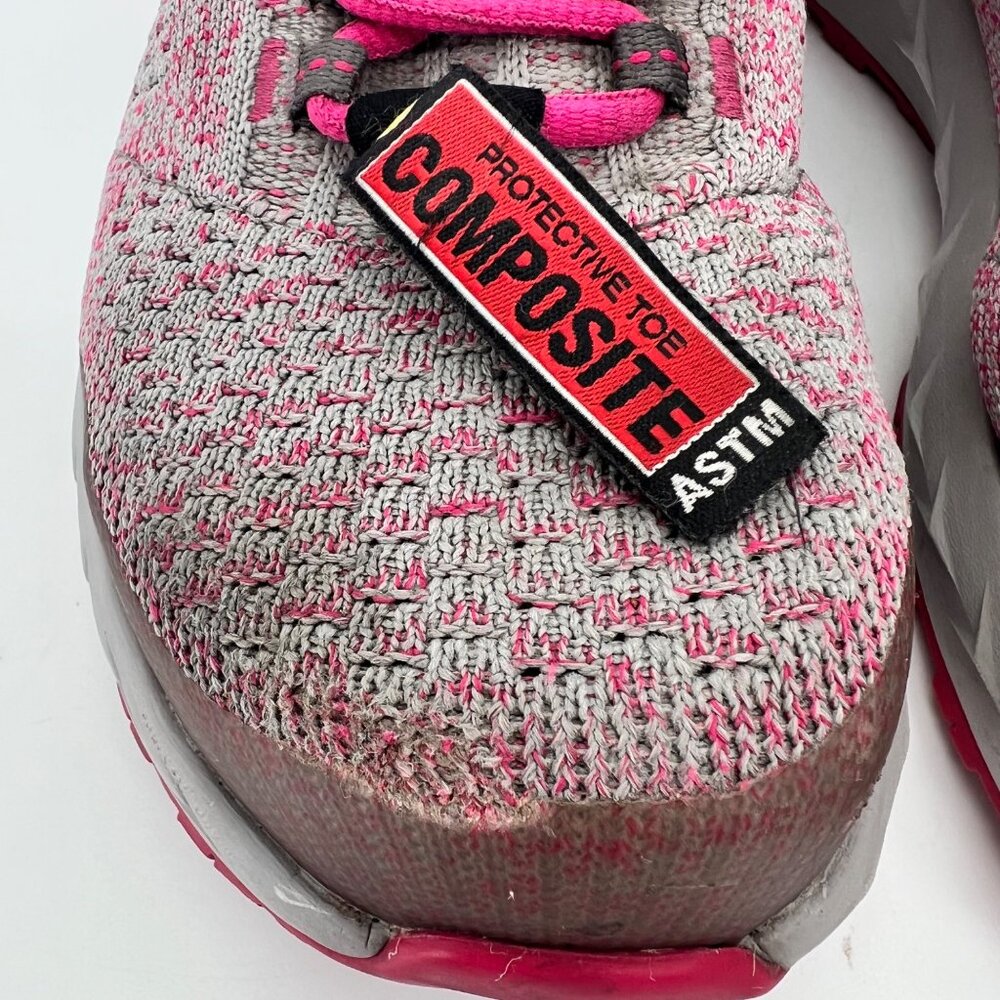 Rocky Composite Toe Slip Oil Resistant Work Shoes Womens Size 7.5M Gray Pink - Picture 4 of 16